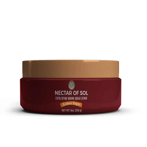 Nectar of Sol Exfoliating Brown Sugar Scrub Lemon Sugar